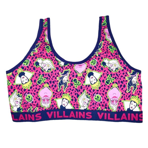 NEW 1X TORRID DISNEY Bralette Bra Top Villainesses Cotton Cruella (14-16) 42-46” - Picture 3 of 15